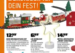 OBI DEKO-WEIHNACHTSZUG-SET Angebot
