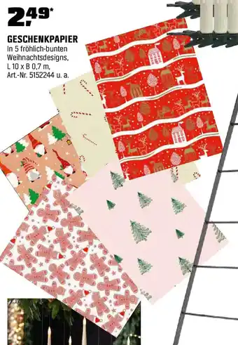 OBI GESCHENKPAPIER Angebot