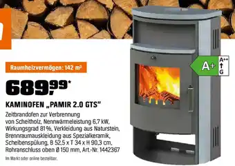 OBI KAMINOFEN,,PAMIR 2.0 GTS" Angebot