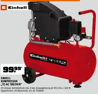 OBI EINHELL KOMPRESSOR "TC-AC 190/24/8" Angebot