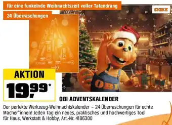 OBI OBI ADVENTSKALENDER Angebot