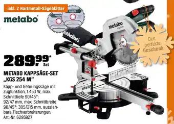 OBI METABO KAPPSÄGE-SET ,,KGS 254 M" Angebot