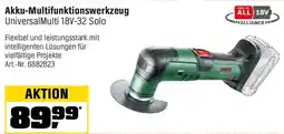 OBI BOSCH Akku-Multifunktionswerkzeug UniversalMulti 18V-32 Solo Angebot