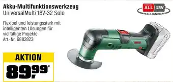 OBI BOSCH Akku-Multifunktionswerkzeug UniversalMulti 18V-32 Solo Angebot