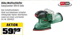 OBI BOSCH Akku-Multischleifer EasySander 18V-8 Solo Angebot