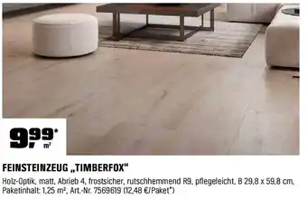 OBI FEINSTEINZEUG „TIMBERFOX" Angebot