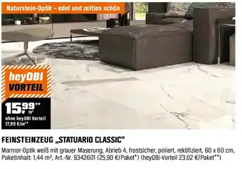 OBI FEINSTEINZEUG,,STATUARIO CLASSIC" Angebot