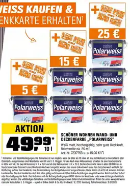 OBI SCHÖNER WOHNEN WAND- UND DECKENFARBE,,POLARWEISS" Angebot