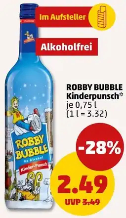 PENNY ROBBY BUBBLE Kinderpunsch Angebot