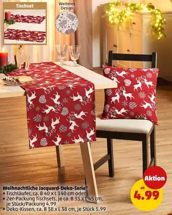 PENNY Weihnachtliche Jacquard-Deko-Serie Angebot