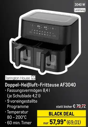 METRO Tarrington House Doppel-Heißluft-Fritteuse AF3040 Angebot
