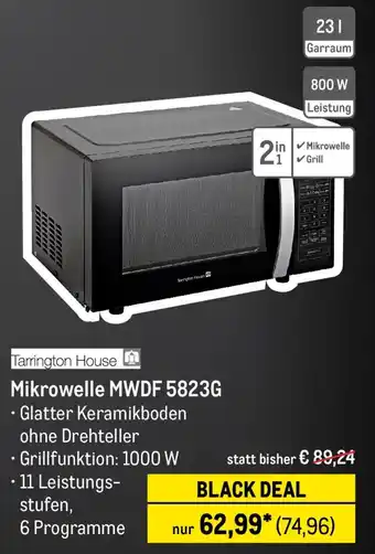 METRO Tarrington House Mikrowelle MWDF 5823G Angebot