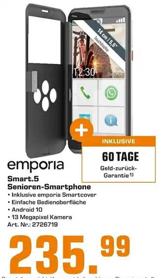 Saturn Emporia Smart.5 Senioren Smartphone Angebot