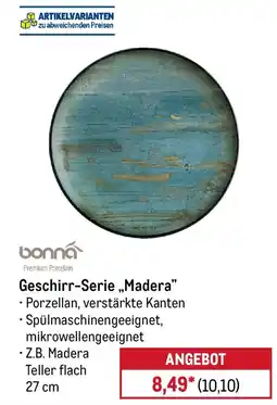 METRO bonná Geschirr-Serie „Madera" Angebot