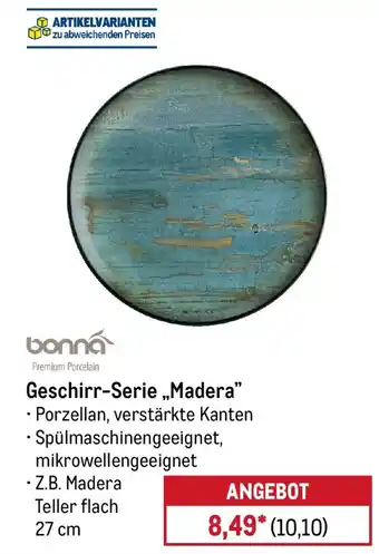METRO bonná Geschirr-Serie „Madera" Angebot