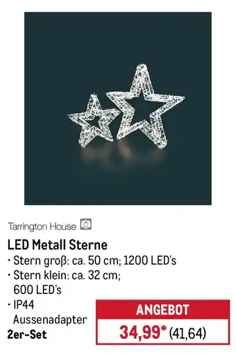 METRO Tarrington House LED Metall Sterne 2er-Set Angebot