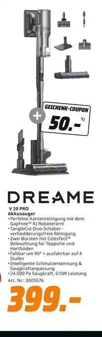 MediaMarkt Dreame v 20 pro akkusauger Angebot