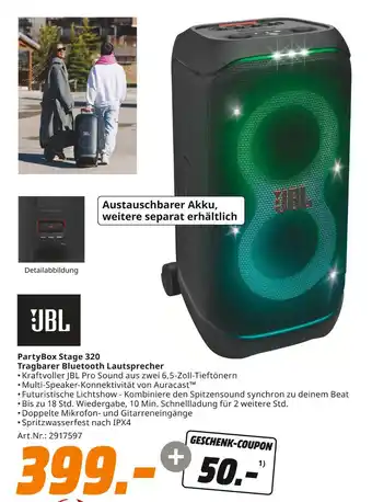 MediaMarkt Jbl partybox stage 320 Angebot