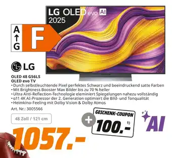 MediaMarkt Lg oled 48 g56ls oled evo tv Angebot