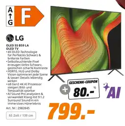 MediaMarkt Lg oled 55 b59 la oled tv Angebot