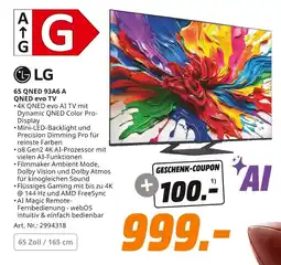 MediaMarkt Lg 65 qned 93a6 a qned evo tv Angebot