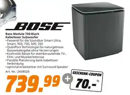 MediaMarkt Bose bass module 700 black kabelloser subwoofer Angebot