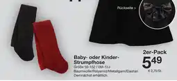 Zeeman Baby- oder Kinder- Strumpfhose 2er-Pack Angebot