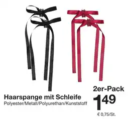 Zeeman Haarspange mit Schleife 2er-Pack Angebot