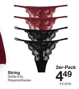 Zeeman String 2er-Pack Angebot