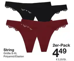 Zeeman String 2er-Pack Angebot