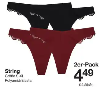Zeeman String 2er-Pack Angebot