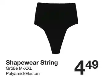 Zeeman Shapewear String Angebot