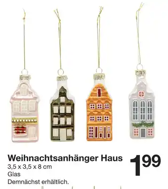 Zeeman Weihnachtsanhänger Haus Angebot