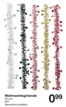 Zeeman Weihnachtsgirlande 270 cm Angebot