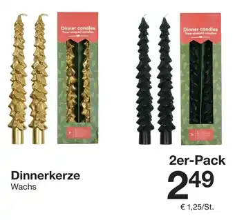 Zeeman Dinnerkerze 2er-Pack Angebot