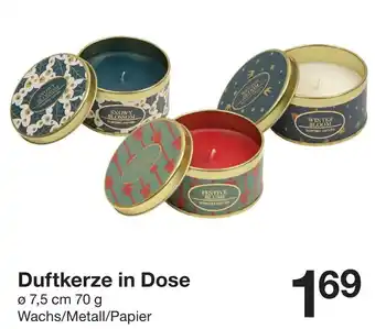 Zeeman Duftkerze in Dose Angebot
