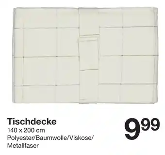 Zeeman Tischdecke 140 x 200 cm Angebot