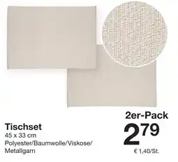 Zeeman Tischset 2er-Pack Angebot