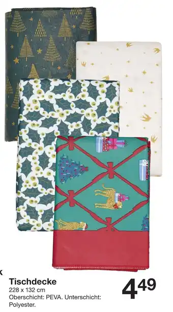 Zeeman Tischdecke 228 x 132 cm Angebot