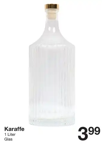 Zeeman Karaffe 1 Liter Angebot