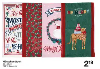 Zeeman Gästehandtuch Angebot