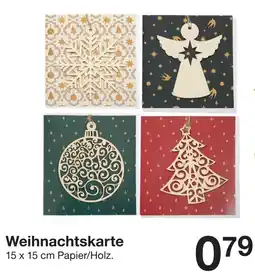 Zeeman Weihnachtskarte Angebot