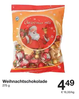 Zeeman Weihnachtschokolade Angebot