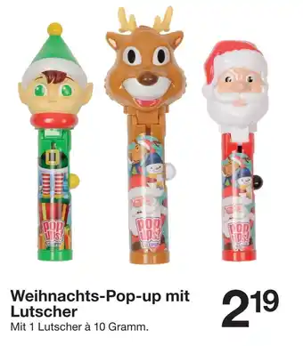Zeeman Weihnachts-Pop-up mit Lutscher Angebot
