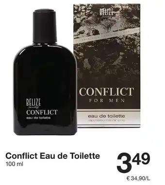 Zeeman BELIZE Conflict Eau de Toilette Angebot