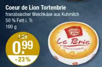 V Markt Coeur de Lion Tortenbrie Angebot