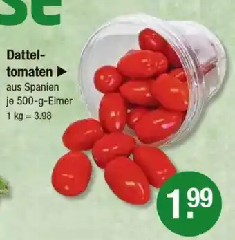 V Markt Datteltomaten Angebot
