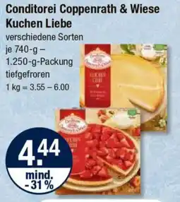 V Markt Conditorei Coppenrath & Wiese Kuchen Liebe Angebot