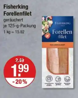 V Markt Fisherking Forellenfilet Angebot