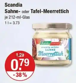 V Markt Scandia Sahne- oder Tafel-Meerrettich Angebot